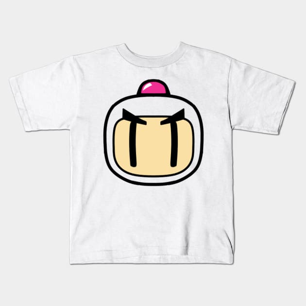 Bomberman Multi-Colored Icon Kids T-Shirt by Reds94